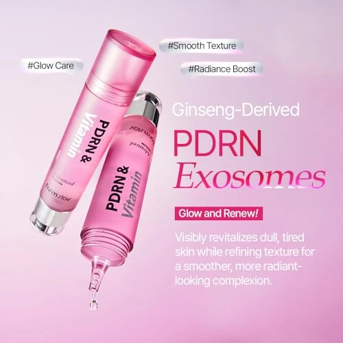 Farmstay Pdrn and Vitamin Advanced Serum Lightweight NonSticky Glow Boosting Hydrating Calming 1.01 Fl Oz
