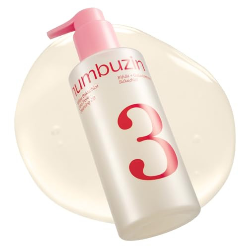 Numbuzin No.3 Bifida Bakuchiol Zero Pore Cleansing Oil Deep Pore Cleanser and 6.76 Fl. Oz