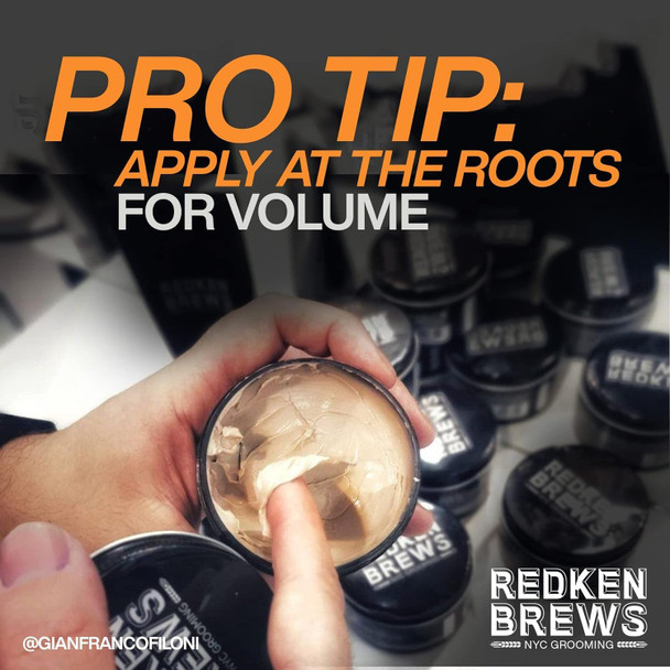 Redken Brews Clay Pomade For Men Volumizes Fine And Medium Hair With LongLasting