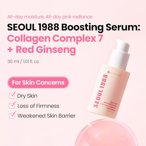 K-Secret KSecret Seoul 1988 Collagen Boosting Serum Deeply Hydrating Serum With 7Type 30Ml