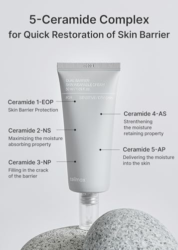 Celimax Dual Barrier Skin Wearable Cream Long Lasting Cream Face Moisturizer With 50Ml