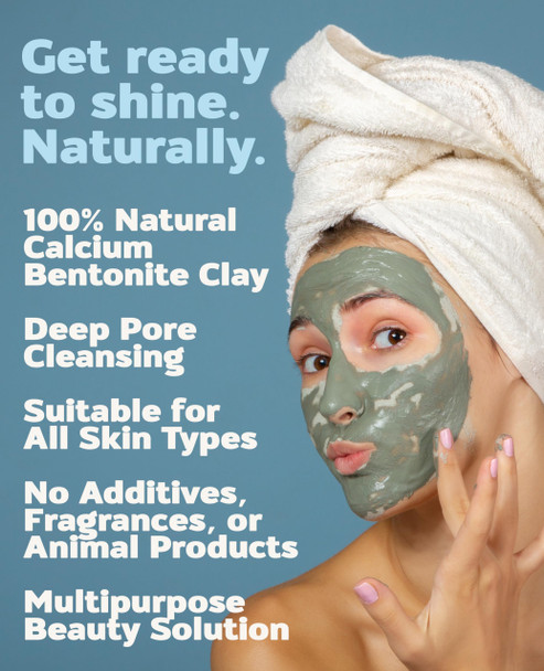 Aztec Secret Indian Healing Clay Deep Pore Cleansing Facial and Body Mask The 1 Lb