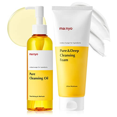 Ma:Nyo Manyo Best Double Cleansing Duo Pure Cleansing Oil Pure and Deep 6.76 Fl Oz