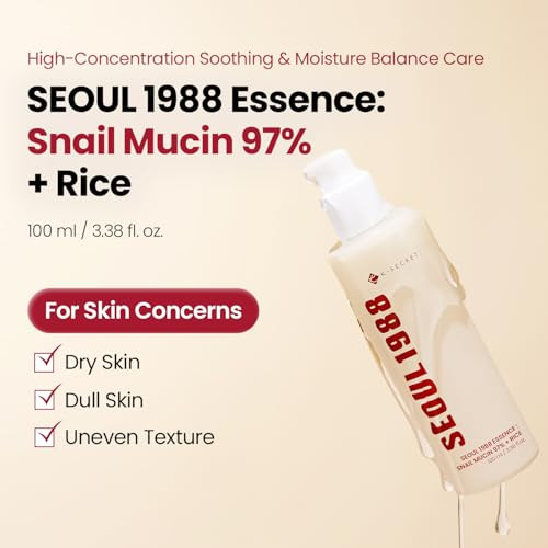 K-Secret KSecret Seoul 1988 Snail Mucin 97% Essence Concentrated Yet Lightweight Formula 100Ml