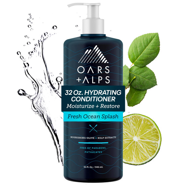 Oars + Alps MenS Sulfate Hydrating Shampoo Infused With Kelp and Algae Extracts 13.5 Fl Oz 1 Pack