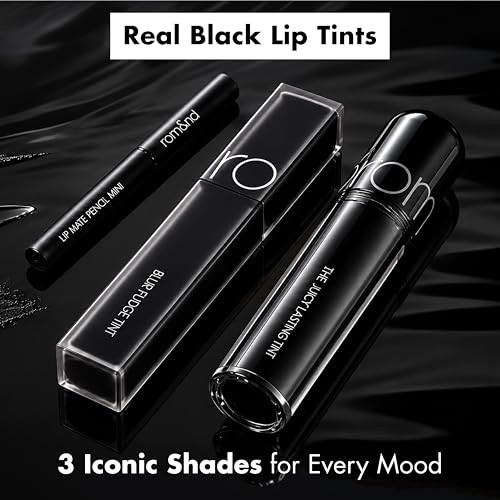 Rom&Nd RomandNd Black Lip Trio Limited Edition KBeauty Set Authentic Glossy Matte