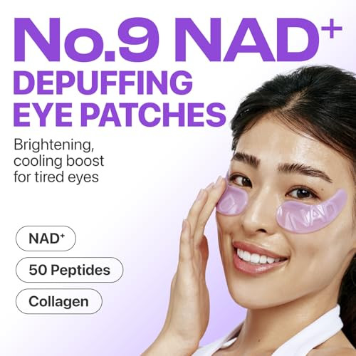 Numbuzin No.9 Eye Patches Nad+ Collagen Jelly Eye Masks With Peptides Caffeine