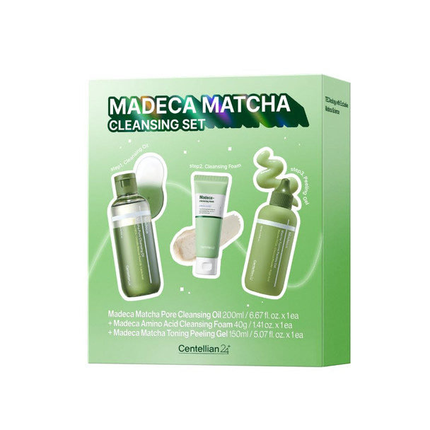 Centellian 24 Madeca Matcha Cleansing Oil TwoTone Teca and Jeju Matcha Deep Cleanser 6.76Fl Oz