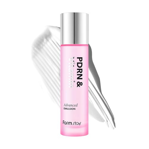 Farmstay Pdrn and Vitamin Advanced Emulsion Face Moisturizer Hydrating Dry Sensitive Skin 3.38 Fl Oz