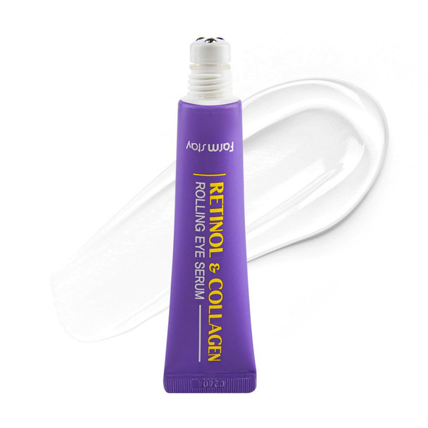 Farmstay Hyaluronic Acid RollOn Eye Serum With 2% Niacinamide and Collagen Hydrating 0.84 Fl. Oz