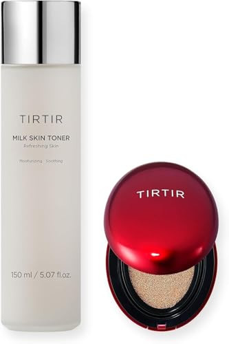 Tirtir Mask Fit Red Cushion 22N Shell Beige + Milk Skin Toner 150Ml