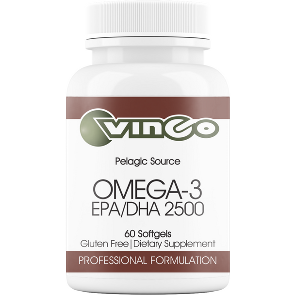 Omega-3 2500 DHA/EPA 60 softgels by Vinco