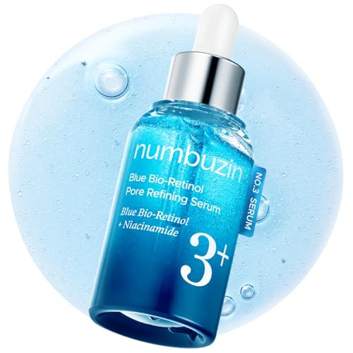 Numbuzin No.3 Retinol Serum Blue BioRetinol Pore Refining Serum Retinol Beginner Tightening 30Ml