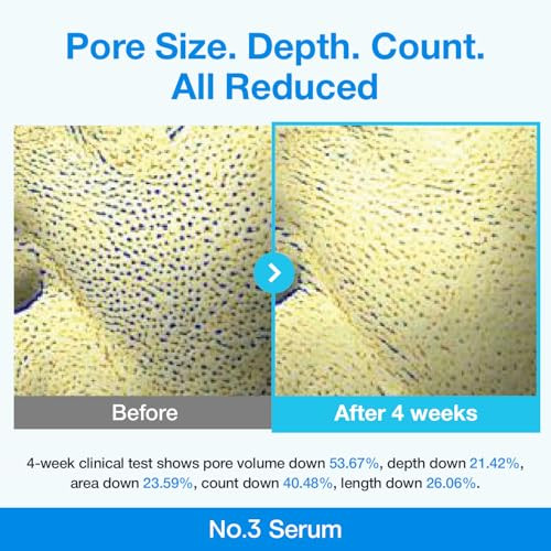 Numbuzin No.3 Retinol Serum Blue BioRetinol Pore Refining Serum Retinol Beginner Tightening 30Ml
