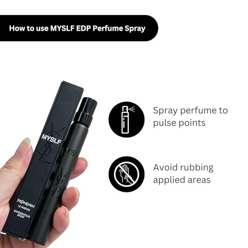 Yves Saint Laurent Myslf Le Parfum For Men Mini Edp Travel Spray Refillable Designer 0.33 Oz