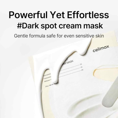 Celimax Pore+Dark Spot Cream Mask 4Ea NonSticky Sheet For Enlarged Pores With