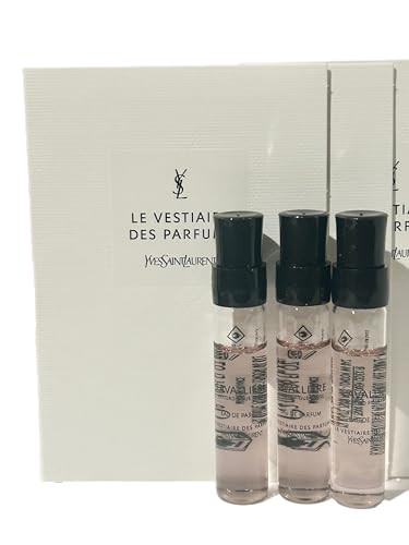 Yves Saint Laurent Les Vestiaire Lavalliere Ysl Edp Sample Women Perfume / Set Of 2 Ml Set Of 3