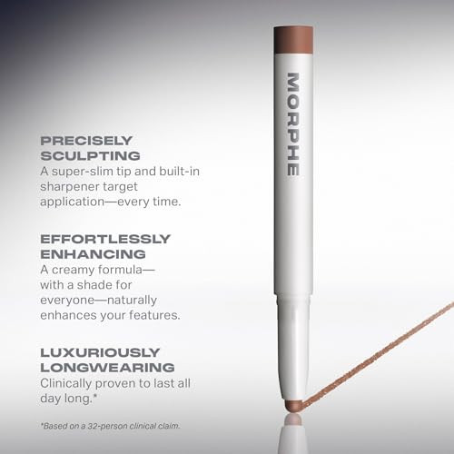 Morphe Shaperlifter Micro Contour Stick Precision Cream Contour Makeup With BuiltIn Sharpener 0.05 Oz