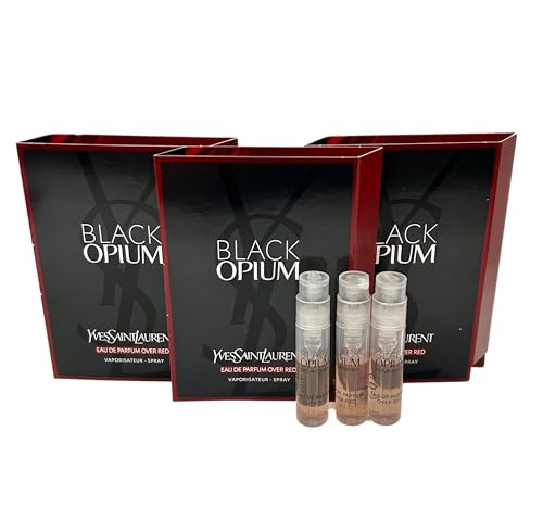 Yves Saint Laurent Ysl Edp Over Red Black Opium Sample Women Perfume / Set 1.2 Ml Set Of 3