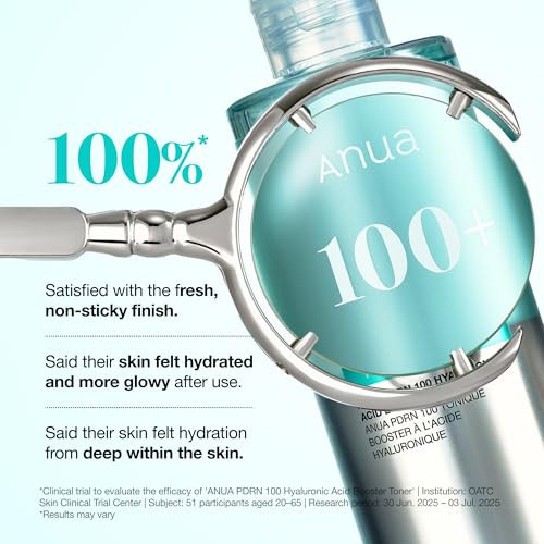 Anua Pdrn 100 Hyaluronic Acid Booster Toner Hydrating Face Toner For Dry 8.45 Fl Oz