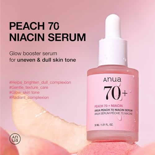 Anua 10% Niacinamide + 4% Tranexamic Acid Serum and Peach 70 Niacinamide