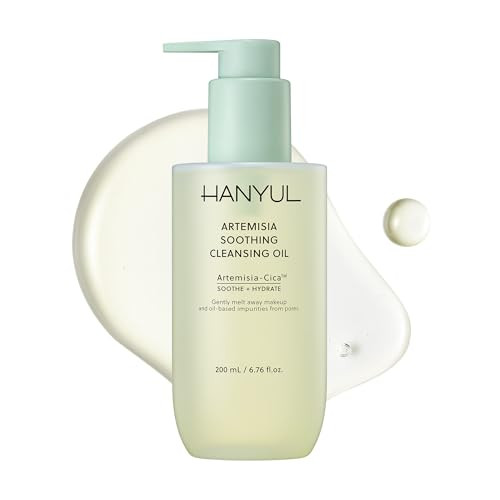 Hanyul Artemisia Soothing Cleansing Oil Gentle Soothing and Hydrating Oil Facial Cleanser