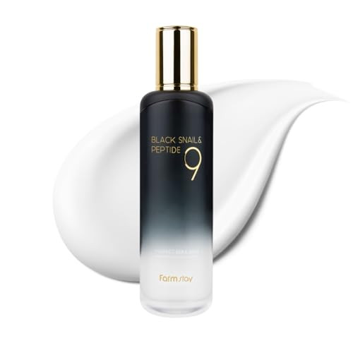 Farmstay Black Snail and Peptide 9 Perfect Emulsion Snail Mucin Moisturizer For 4.05 Fl.Oz