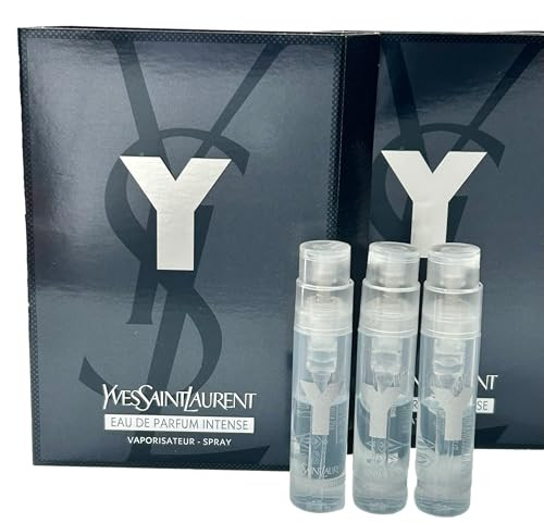 Yves Saint Laurent Ysl Y Intense Men Sample Perfume Edp Parfum Intense Spray Trial 1.2 Ml Set Of 3