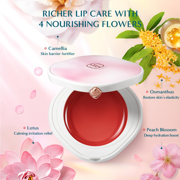 Florasis Dewy Touch Tinted Lip Balm Lip Mask Lip Balms For Dry 1 Count
