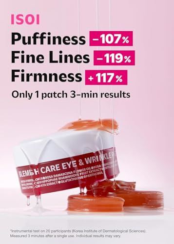 Isoi Blemish Care Eye Patches With Hyaluronic Acid Dark Circles Puffiness Forehead 90 Count