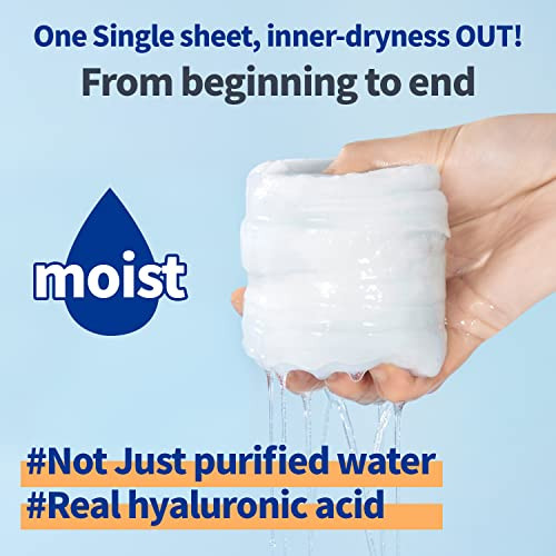 Wellage Real Hyaluronic Blue 100 Toner Pad For Deep Hydration And Gentle 70Pads