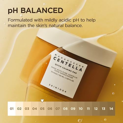 Skin1004 Centella Quick Calming Pad Korean Face Toner Pad With Madagascar Centella 70 Pads