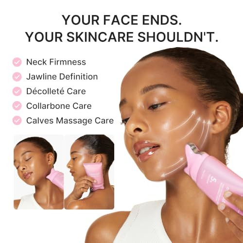 Medicube Pdrn Collagen Gua Sha Neck Wrinkle Cream BuiltIn Gua Sha Massager 3.17 Oz