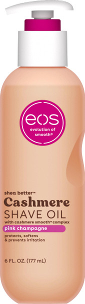 Eos Cashmere Shave Oil Fresh and Cozy Moisturizing Shave Oil With Shea 6 Fl Oz
