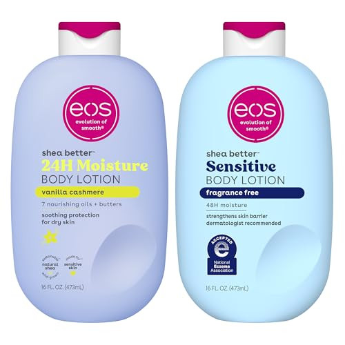 Eos Bundle Of Eos Shea Better Body Lotion Vanilla Cashmere + Fragrance 16 Fl Oz