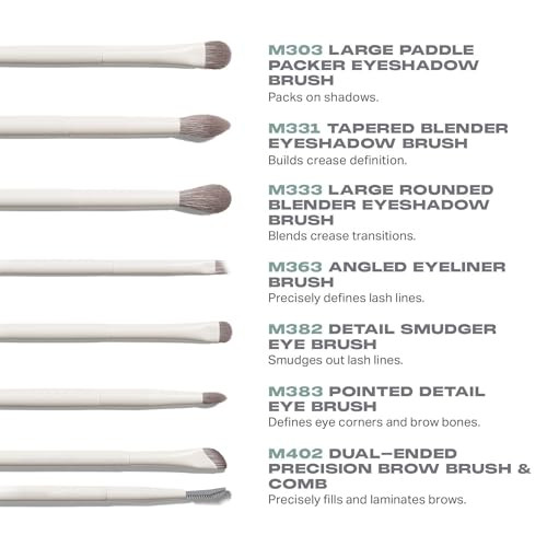 Morphe Eye Want It All Eye Makeup Brushes Professional Makeup Brush Set 7 Piece