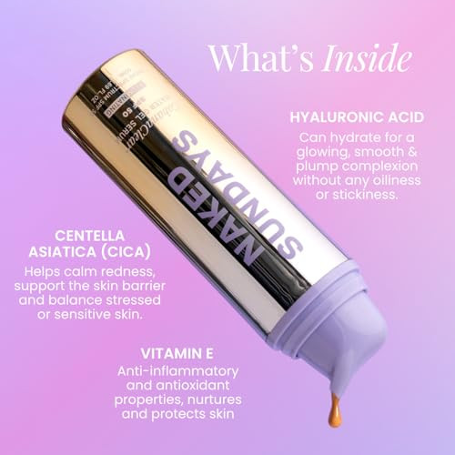 Sundays Cabanaclear Spf 50 Illuminating Sunscreen Serum For Face Hydrating WaterGel Spf 50Ml