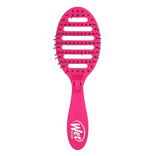 Wet Brush Pop and Go Speed Dry Hair Brush Pink Vented Design And