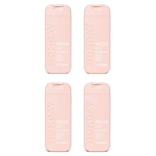 Monday Haircare Moisture Shampoo + Conditioner With Hyaluronic Acid and Shea Butter For 90 Ml