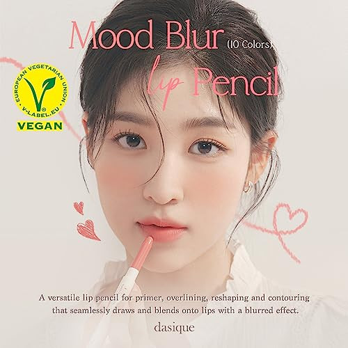 Dasique Mood Blur Lip Pencil 03 Peach Cream 0.03 Oz 0.9 G
