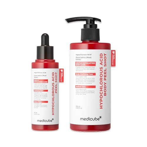 Medicube Hypochlorous Acid Peel Shot Duo For Face and Body: Hypochlorous Acid