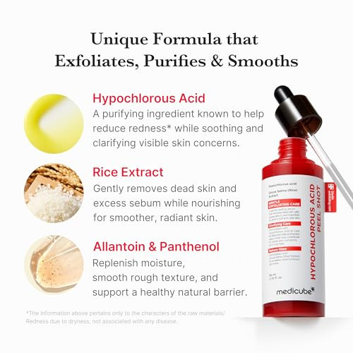Medicube Hypochlorous Acid Peel Shot Duo For Face and Body: Hypochlorous Acid