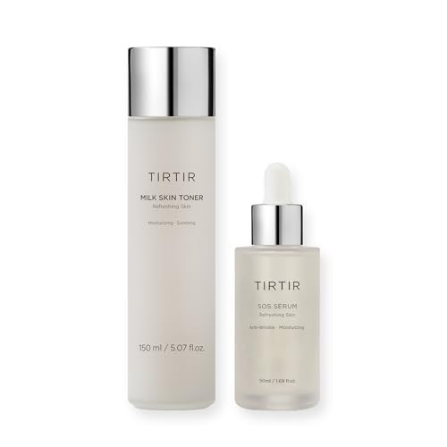 Tirtir Daily Hydration Set Milk Skin Toner + Sos Serum Rice Bran