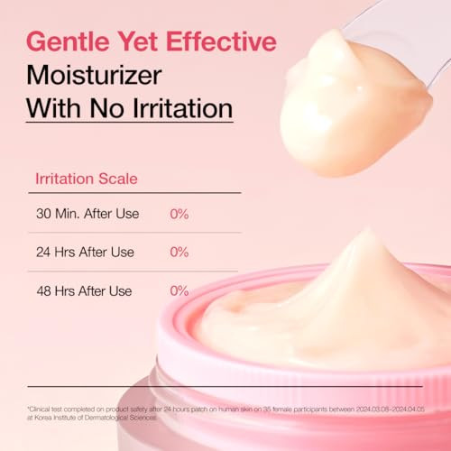 Anua Peach Niacinamide Cream Hydrating Face Moisturizer With Collagen Vitamin B12 Ceramide 1.69 Fl.Oz