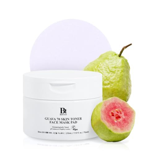 Benton Guava 70 Skin Toner Face Mask Pad Moisturizer Hyaluronic Acid Soothing