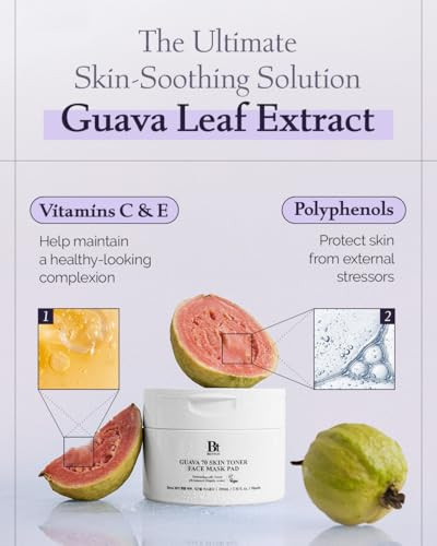 Benton Guava 70 Skin Toner Face Mask Pad Moisturizer Hyaluronic Acid Soothing