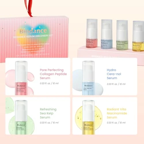Biodance Serum Discovery Set: 4 Mini Serums Set Korean Skin Care With 10Ml