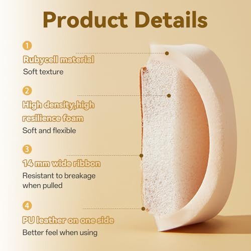 Uniqus Makeup Powder Puff Set With Storage Case Blender For 2Pcs
