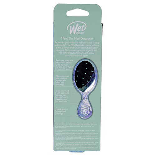 Wet Brush Mini Detangler Stellar Skies Brush Turquoise Skies 1 Pc