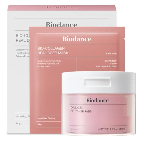 Biodance Collagen Day and Night Gel Duo: BioCollagen Mask and Toner Pads
